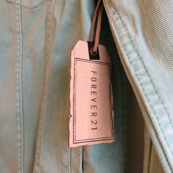 Teal Forever 21 Jean Jacket - Picture 4 of 5